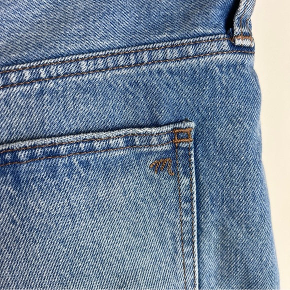 NWT Madewell Relaxed Distressed Denim Shorts Size 32 - Picture 7 of 13